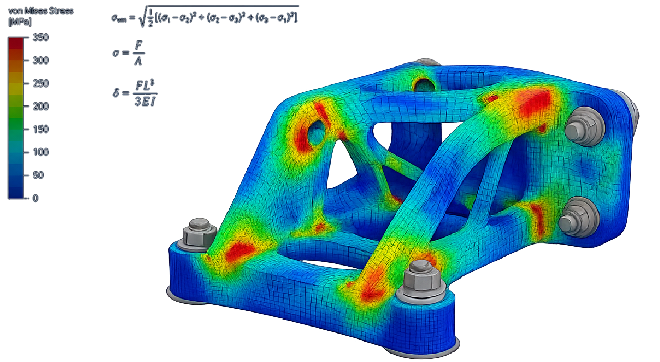 Visualizacao de calculo e dimensionamento mecanico
